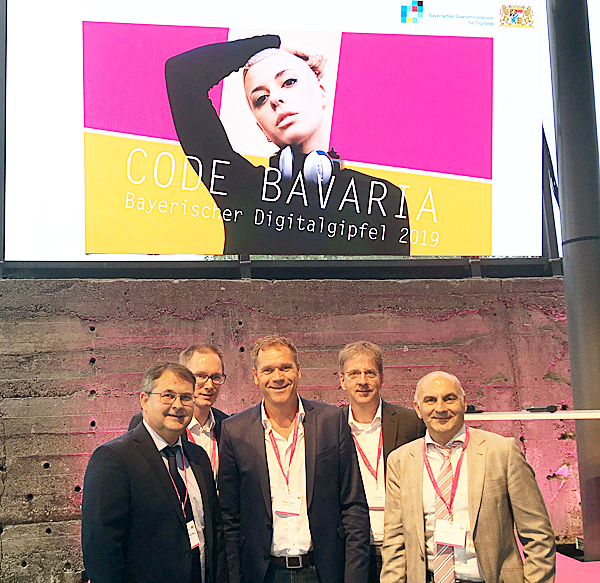 Mitglieder der IFI Gruppe auf dem bayerischen Digitalgipfel 2019 in München
