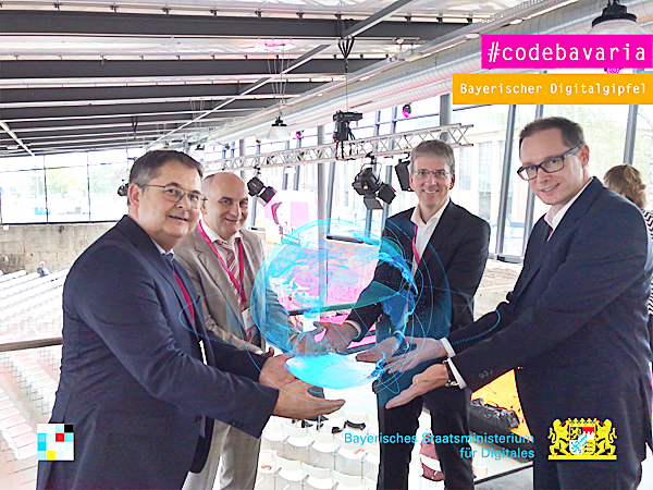 Mitglieder der IFI Gruppe auf dem bayerischen Digitalgipfel 2019 in München